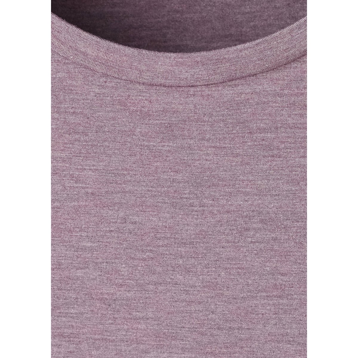 T-shirt pyjama manches longues violet, MANGO