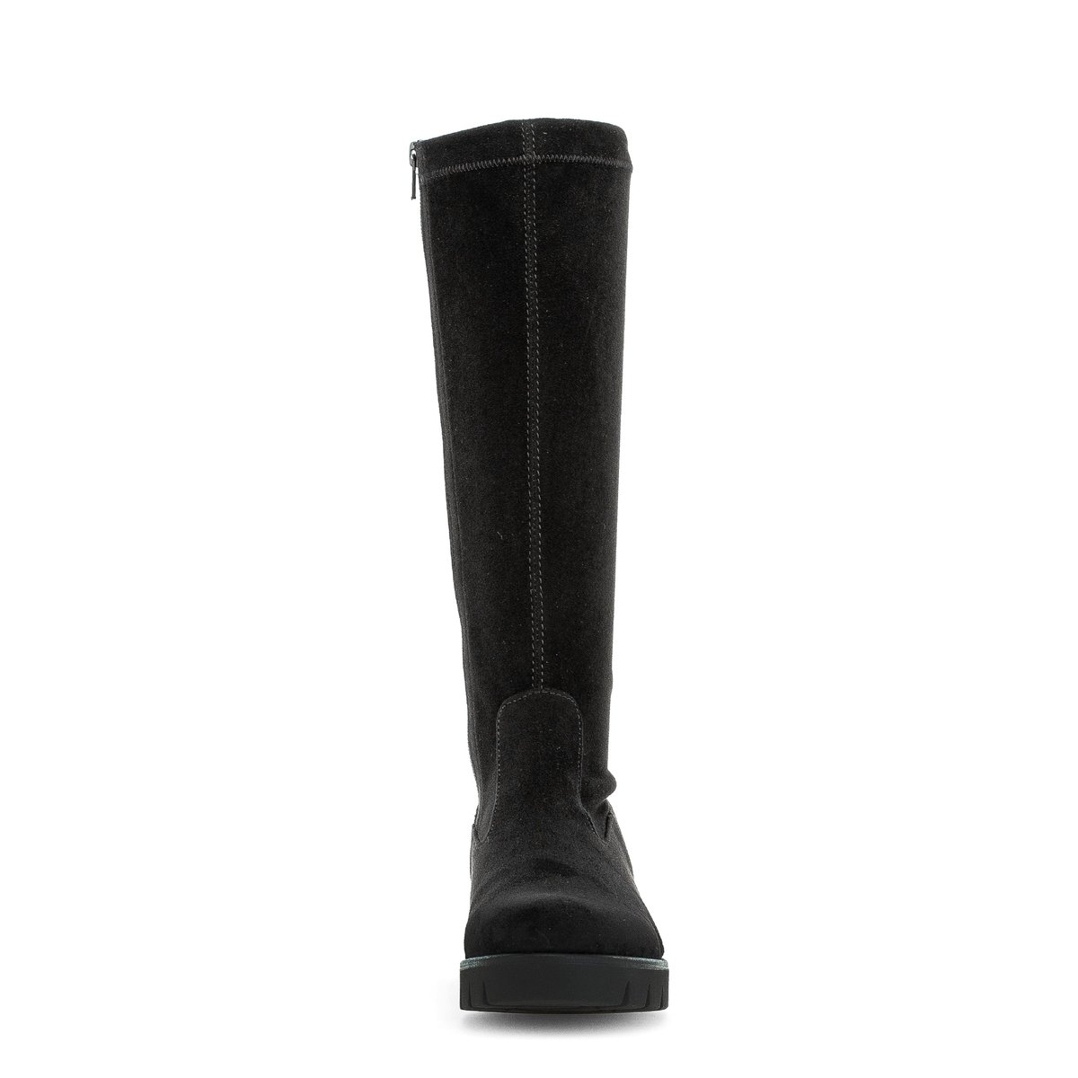 Bottes en velours à talon décroché noir velours, GABOR