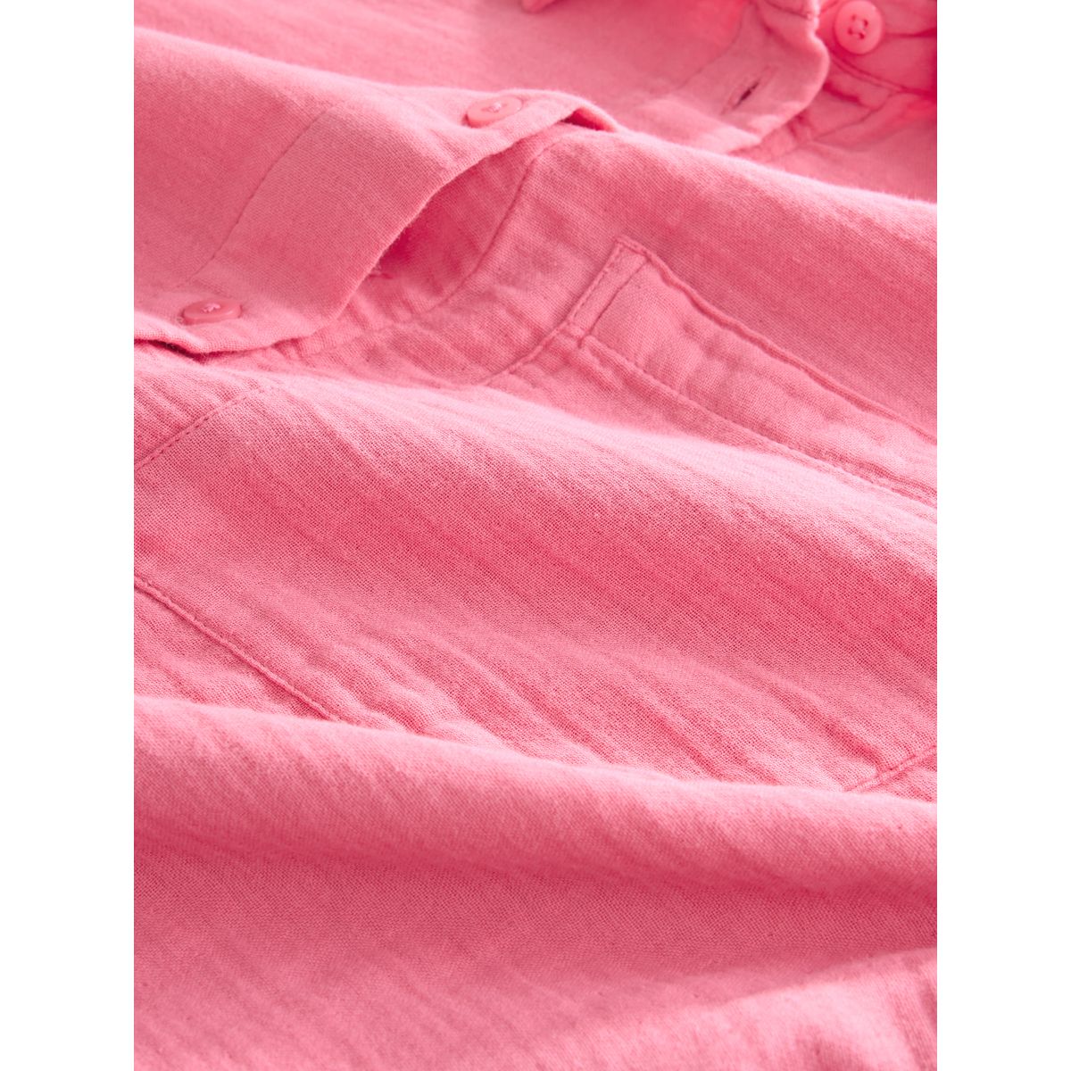 Chemise à manches longues doublée rose, NEXT