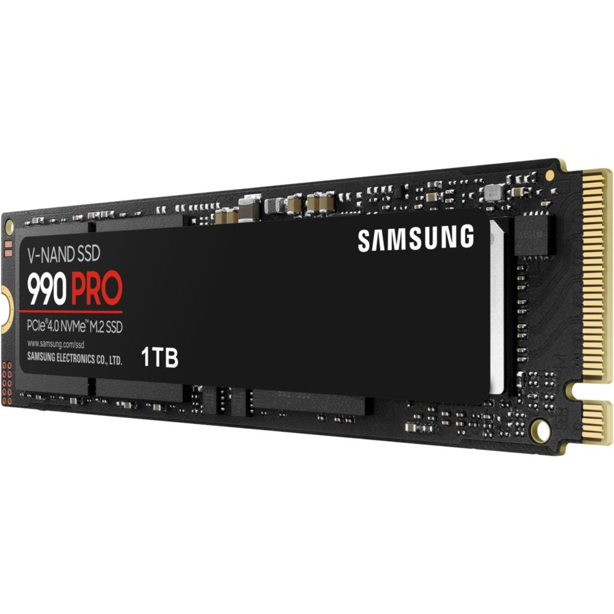 Disque SSD interne 1To 990 Pro PCIe 4.0 NVMe M.2 couleur unique, SAMSUNG