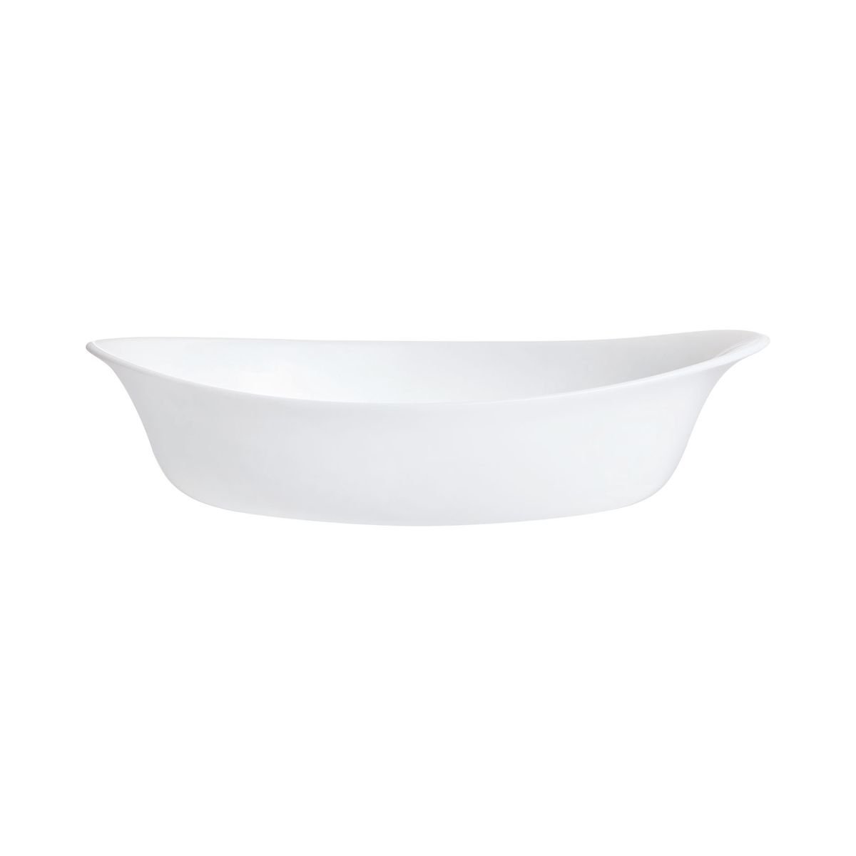 Plat à four ovale 21X13cm, Smart Cuisine Carine 250°C blanc, LUMINARC