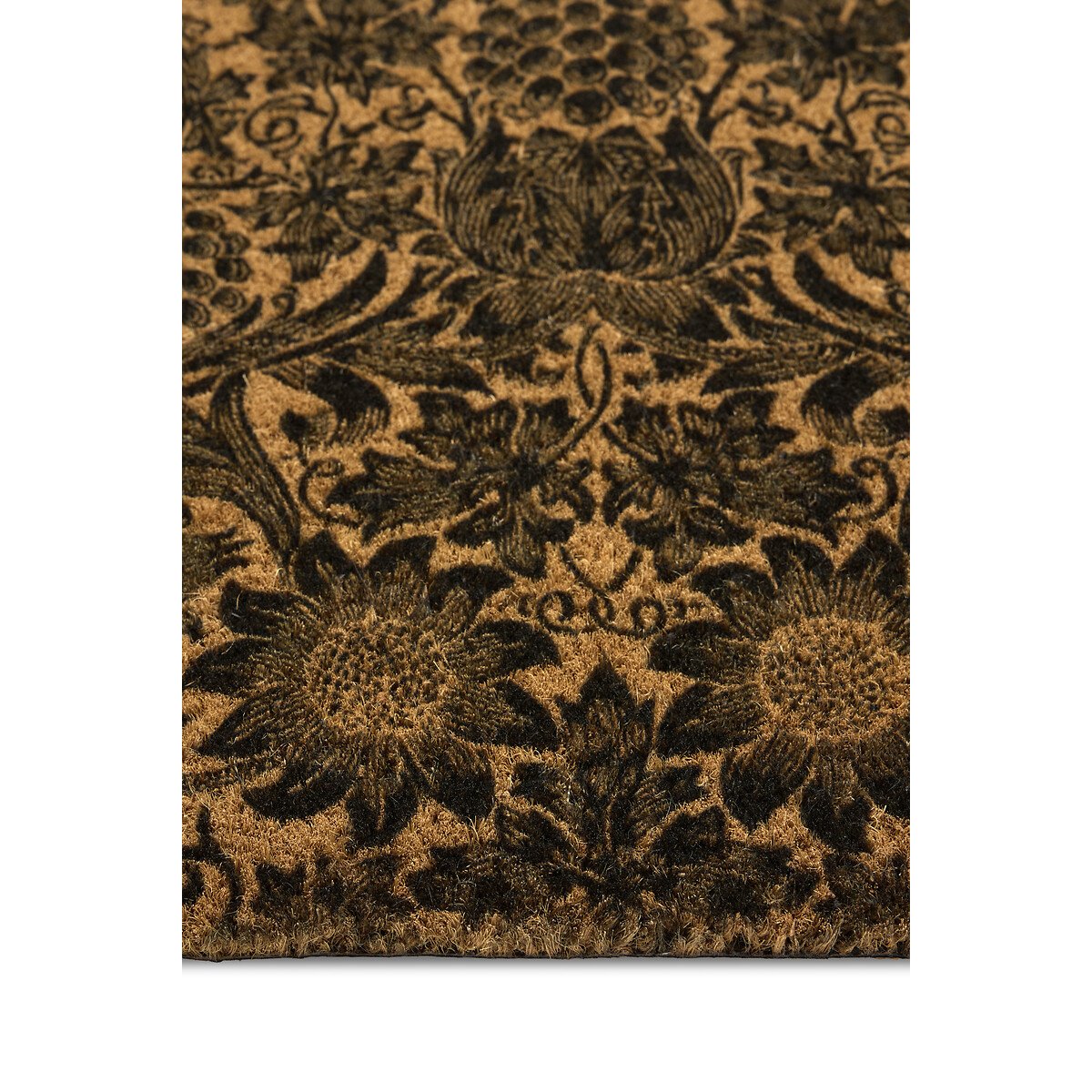 Sunflower Printed Coir Doormat blue, MORRIS & CO.