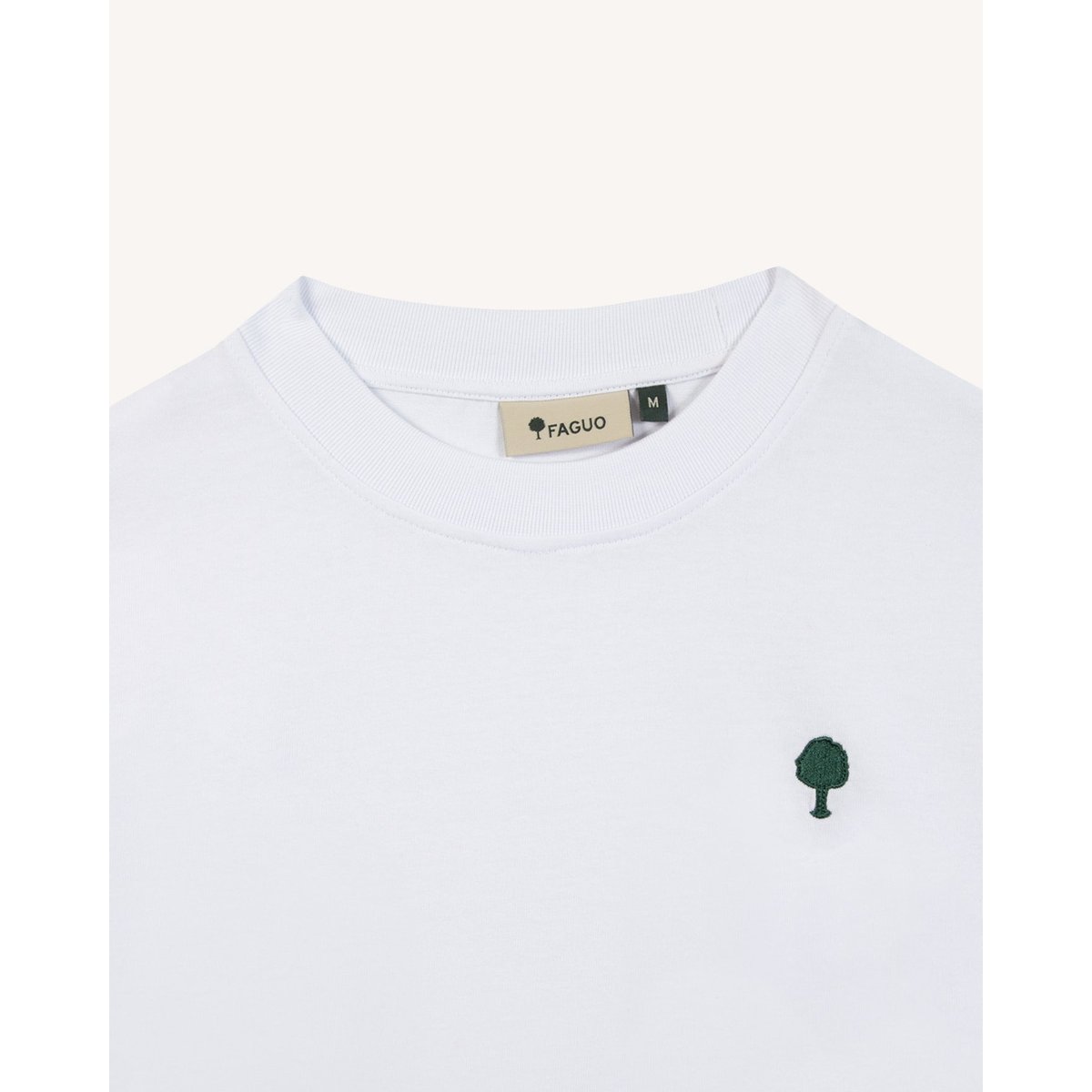T-shirt en maille blanc, FAGUO