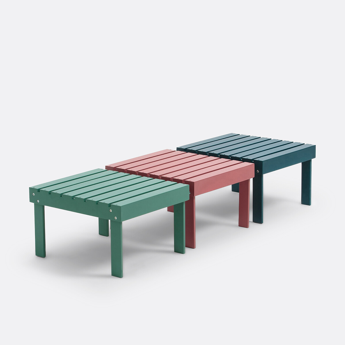Repose pieds/table basse Zeda en acacia vert eucalyptus, LA REDOUTE INTERIEURS