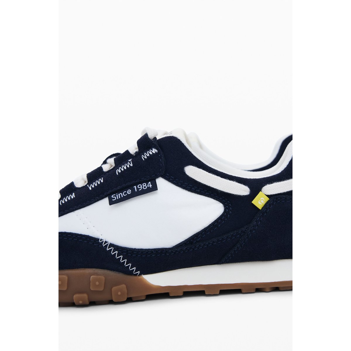 BASKETS EN CUIR BASSES bleu, DESIGUAL