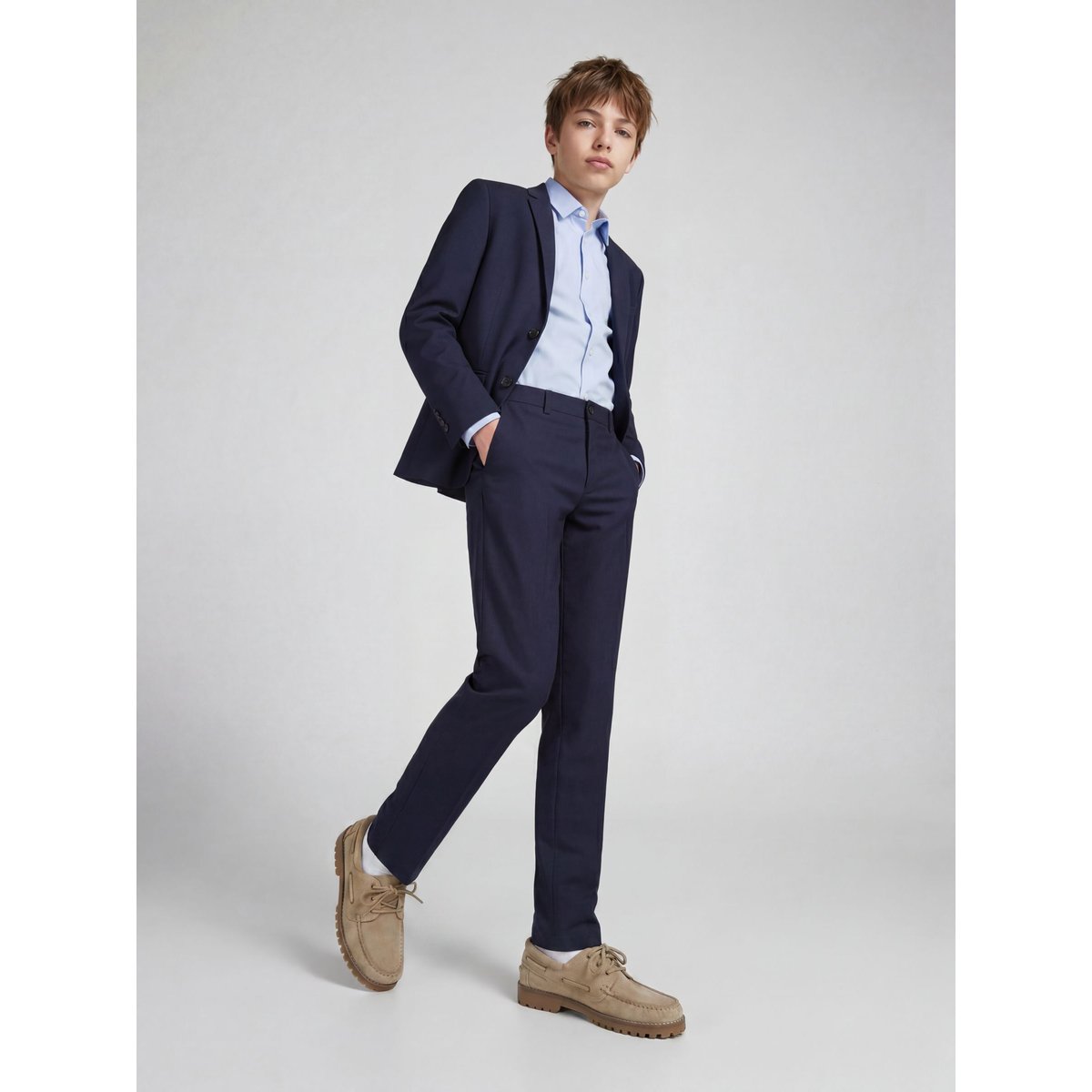 Pantalon Habillé dark navy, JACK & JONES JUNIOR
