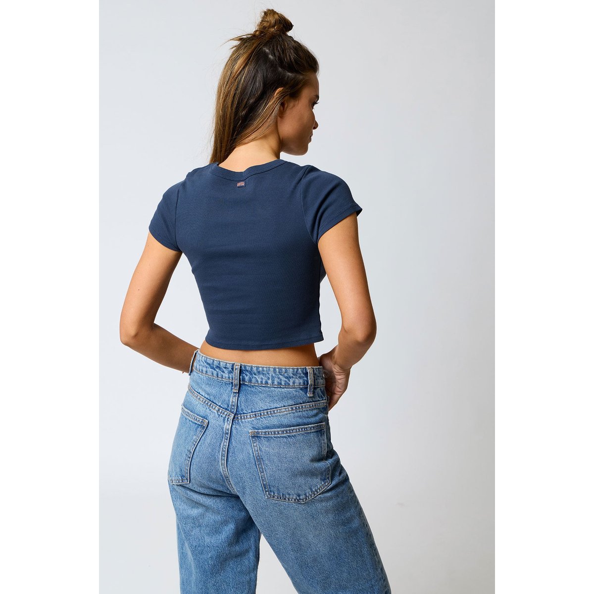 Tshirt Oana - BASICALLY bleu marine, BANANA MOON