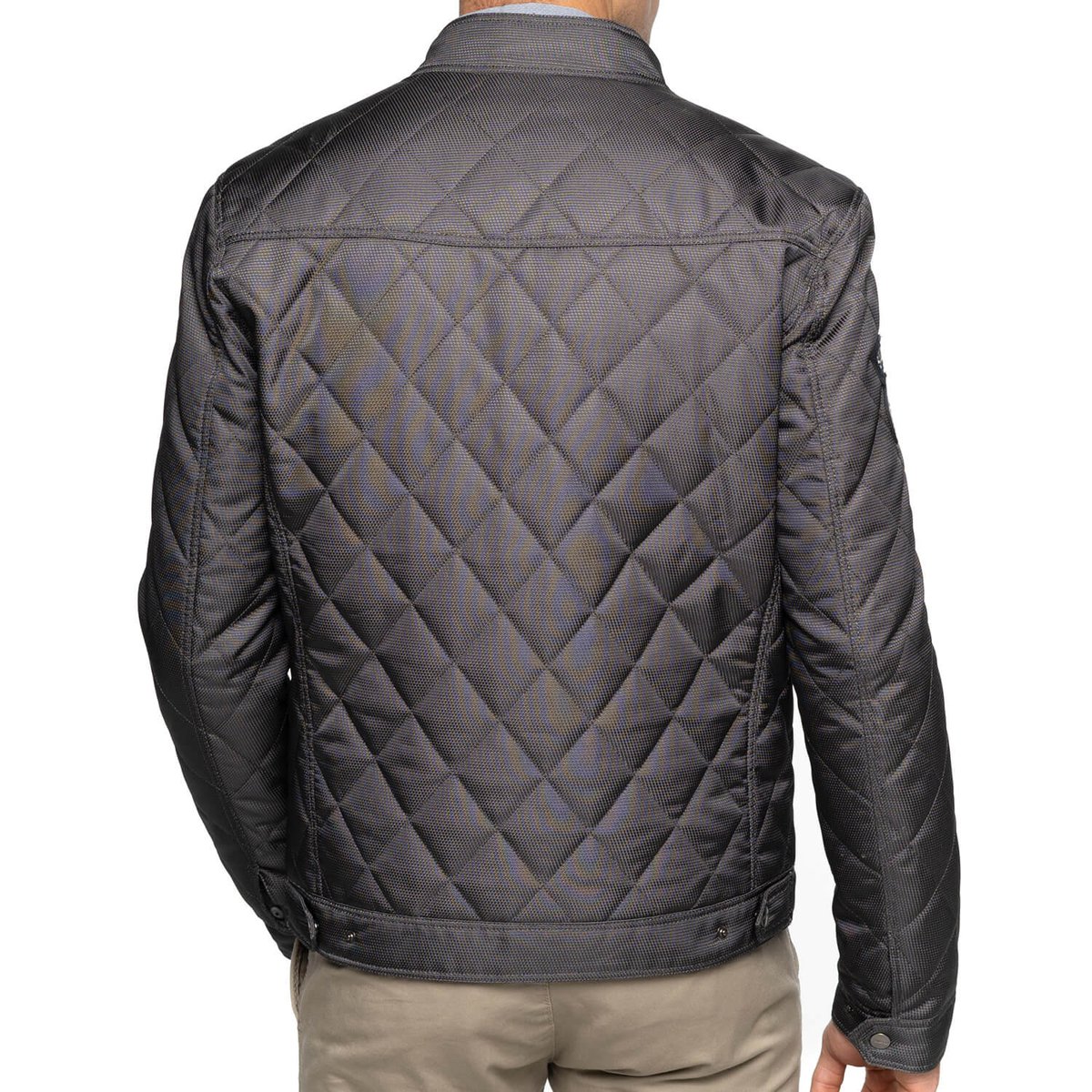 Blouson matelassé MOTORS gris, SHILTON