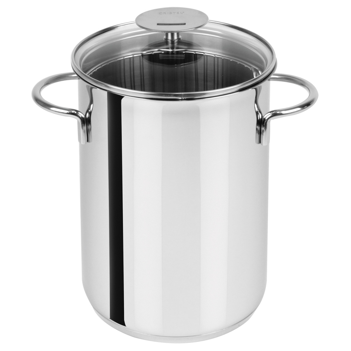 Cuit-asperges diamètre 16cm COMPLÉMENTS inox, CRISTEL