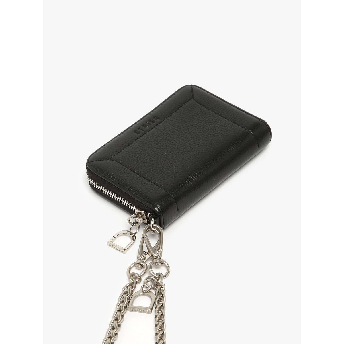 Porte-monnaie Altesse cuir noir, ETRIER