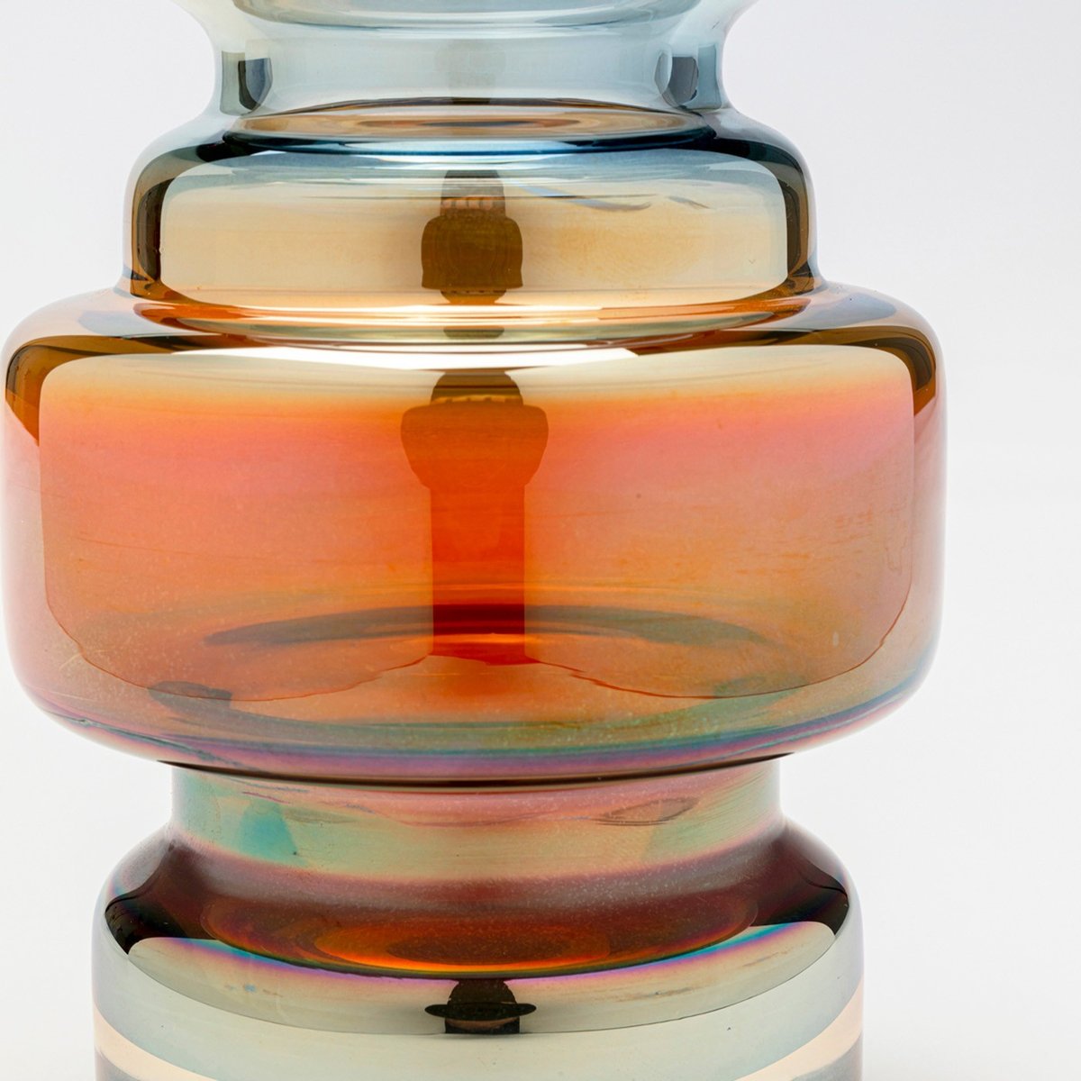 Vase en verre, PHENOM multicolore, KARE DESIGN