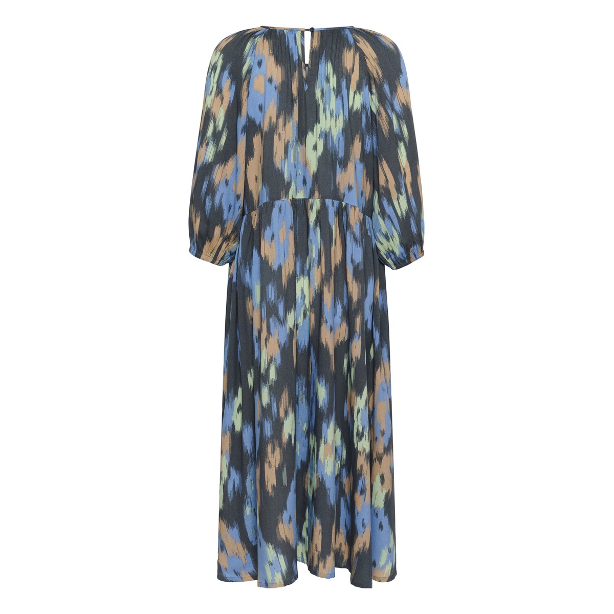 Dress gris/bleu/vert imprimé, KAFFE