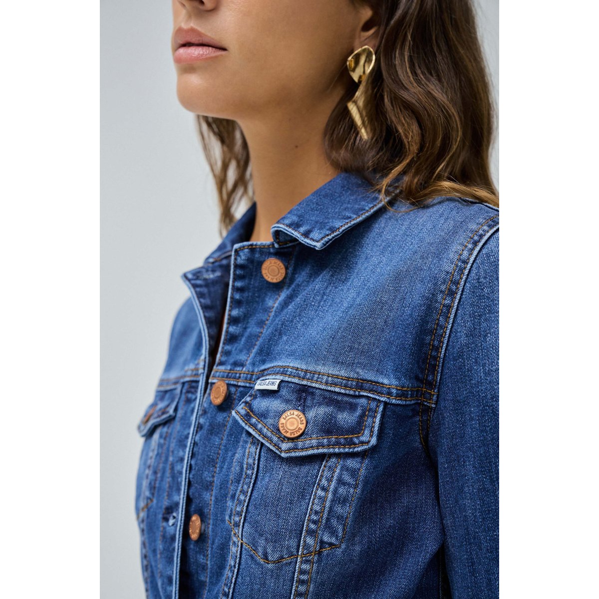 VESTE EN JEAN bleu foncé, SALSA JEANS
