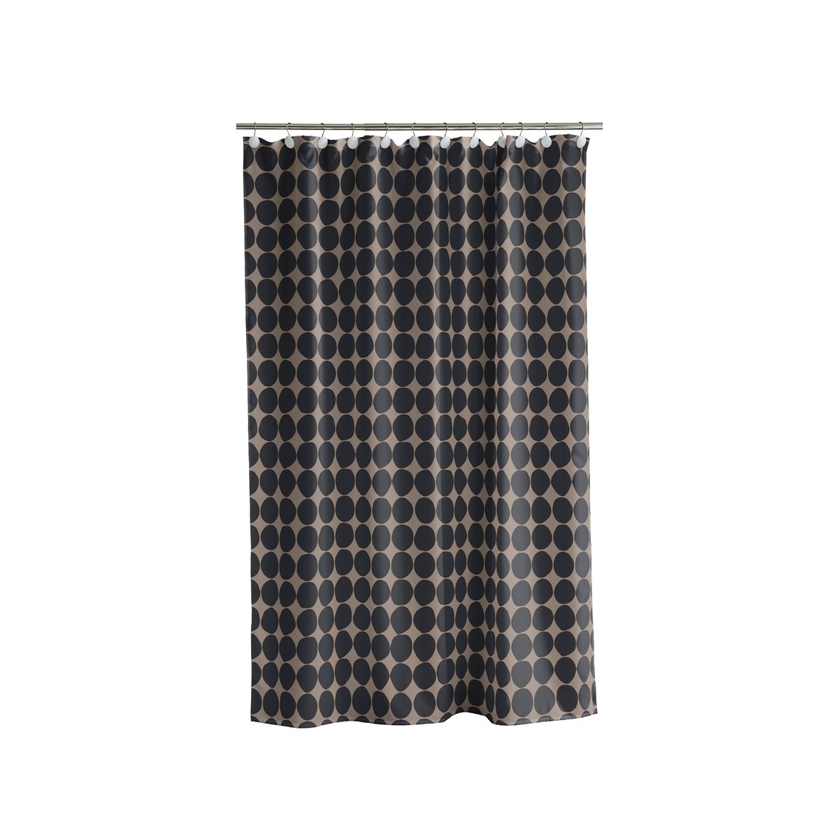 Rideau de douche BUBBLES taupe, SÖDAHL