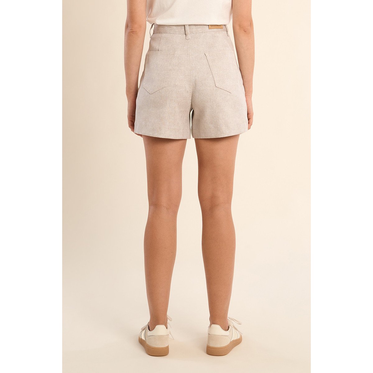 Mini short fluide beige, MOLLY BRACKEN