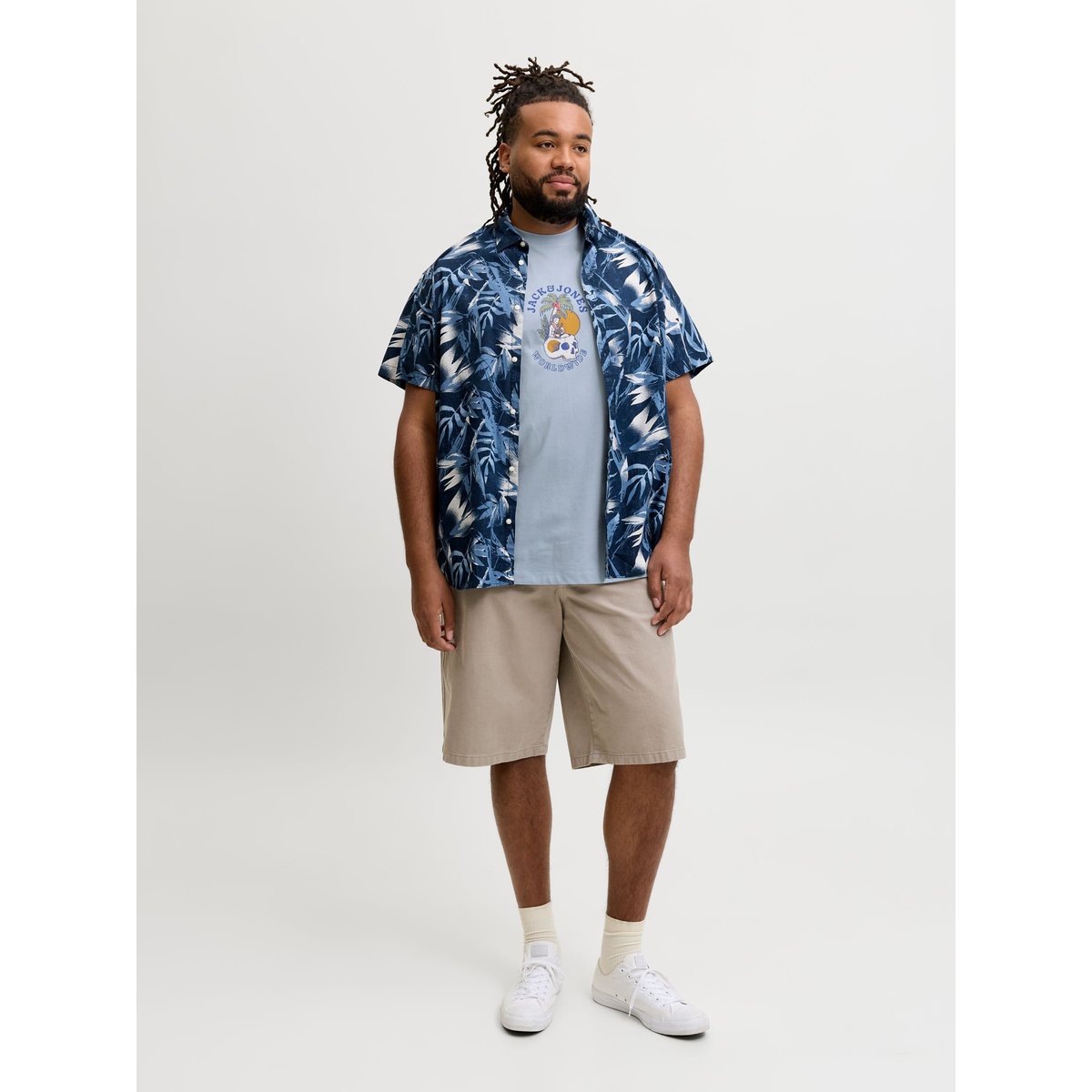 T-Shirt cashmere blue 1, JACK & JONES