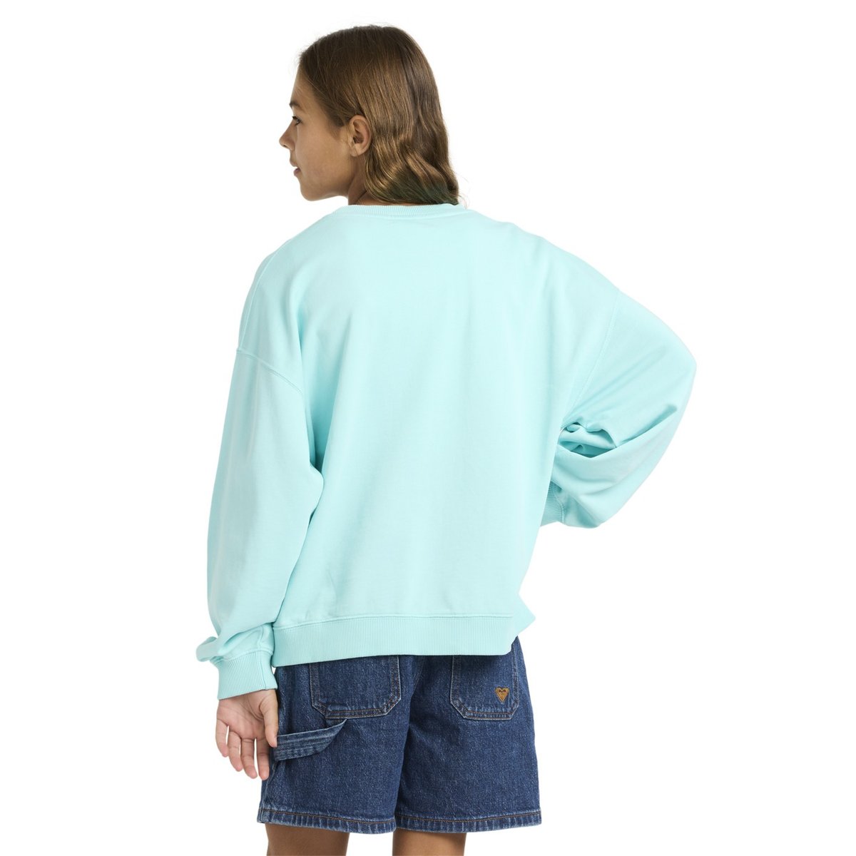 Sweat oversize LINEUP TERRY. bleu aqua splash, ROXY