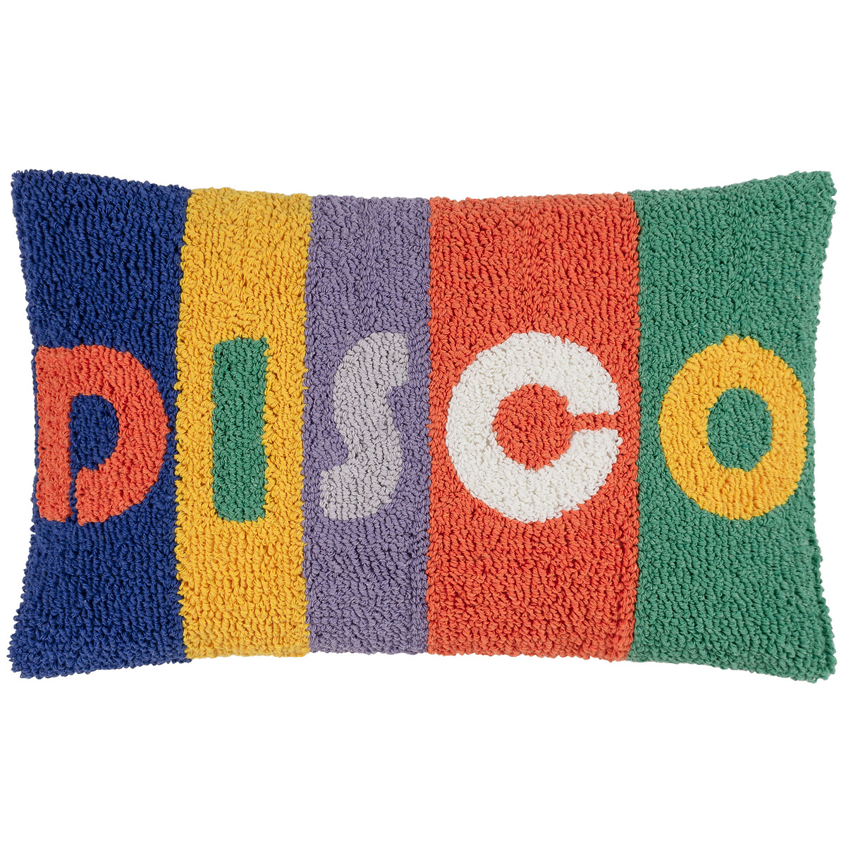 Disco Knitted Filled Cushion 30x50cm multi-coloured, HEYA HOME