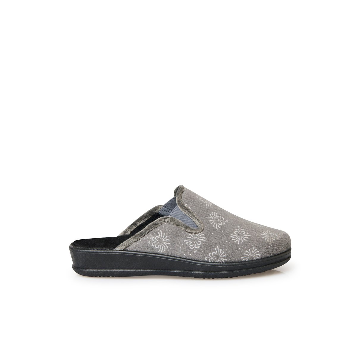 Mules avec élastiques gris, PEDICONFORT