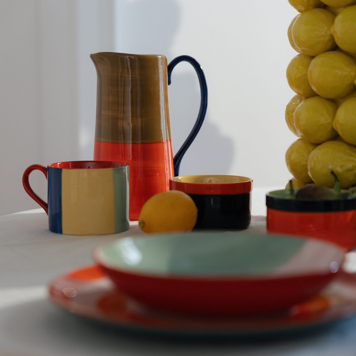 Carafe en grès, CAPRI multicolore, KARE DESIGN