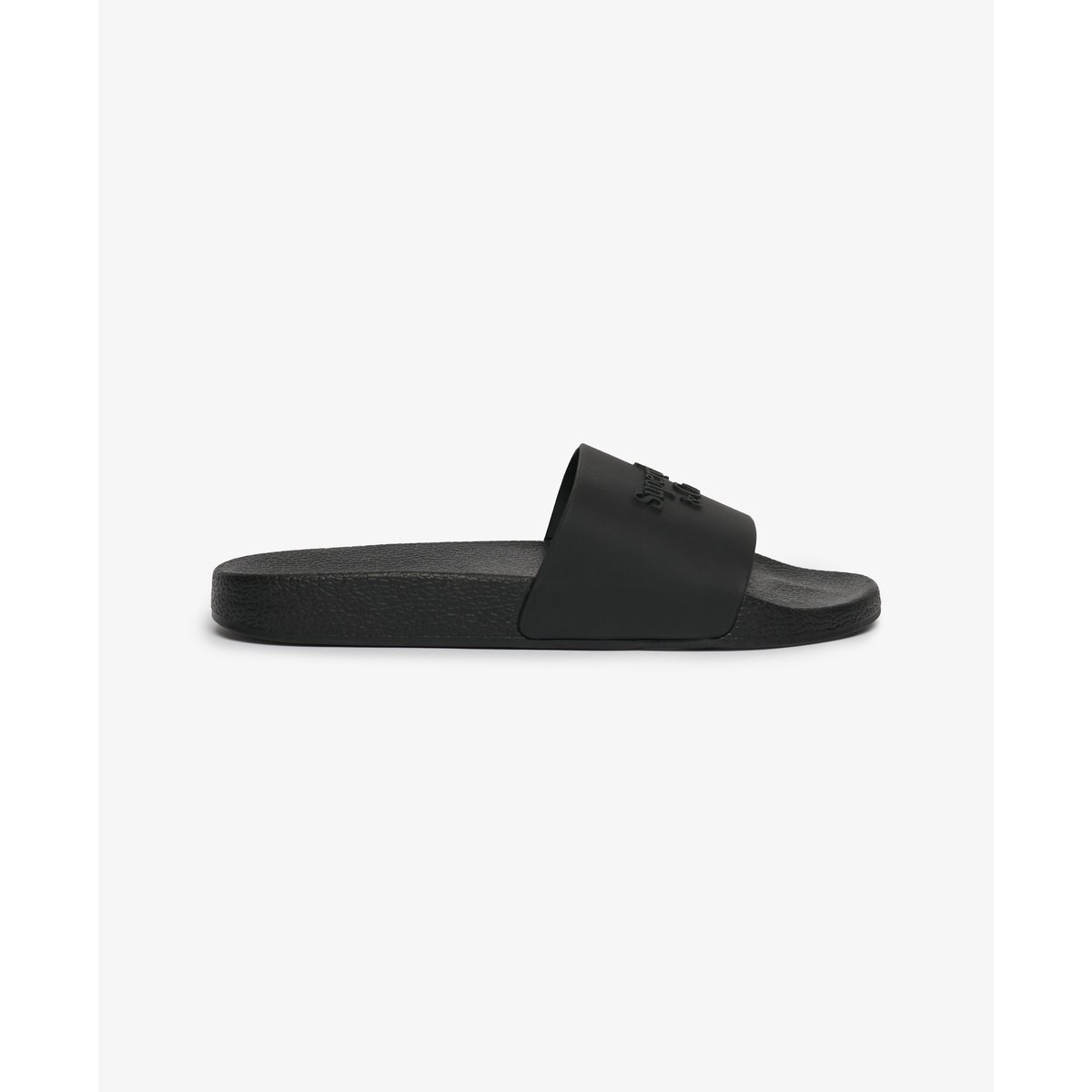 Claquettes Company Logo Semelle Haute noir/noir, SUPERDRY
