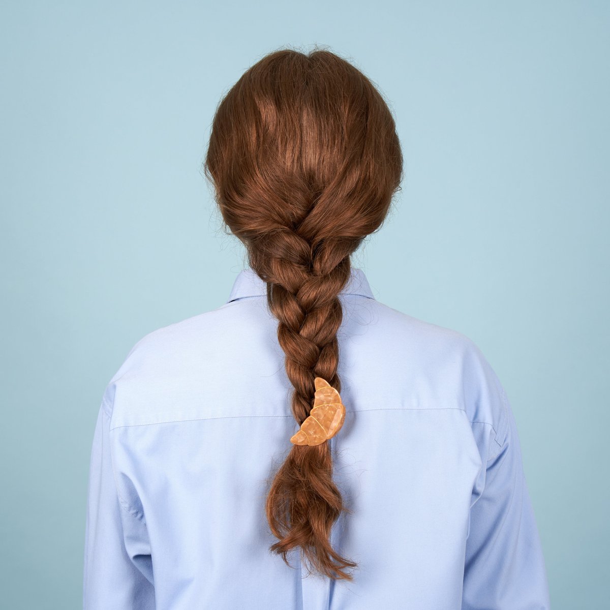 Pince à cheveux CROISSANT beige, COUCOU SUZETTE