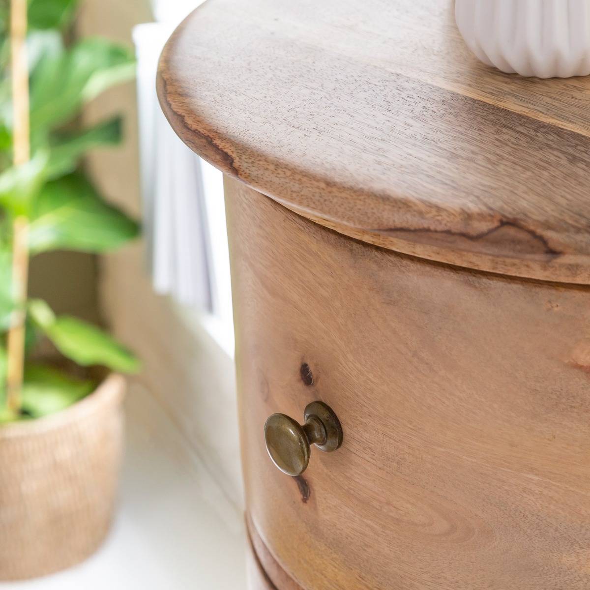 Chiffonnier en bois de manguier MAEVA bois clair, MADE IN MEUBLES 