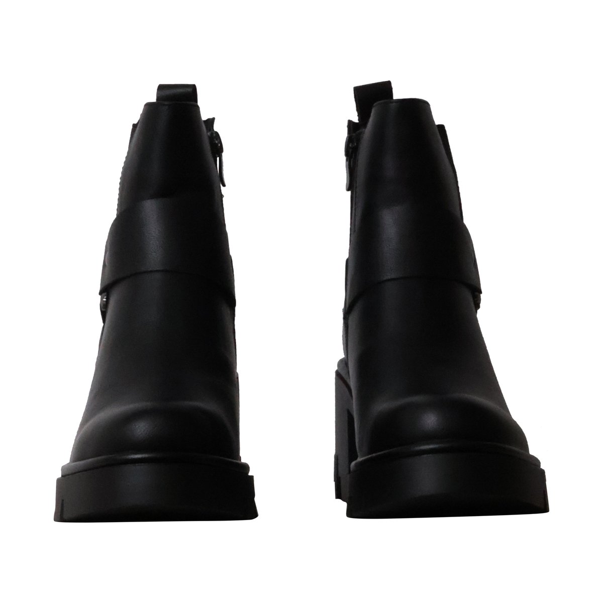 Bottines à Talon Et Zip noir, ENZA NUCCI