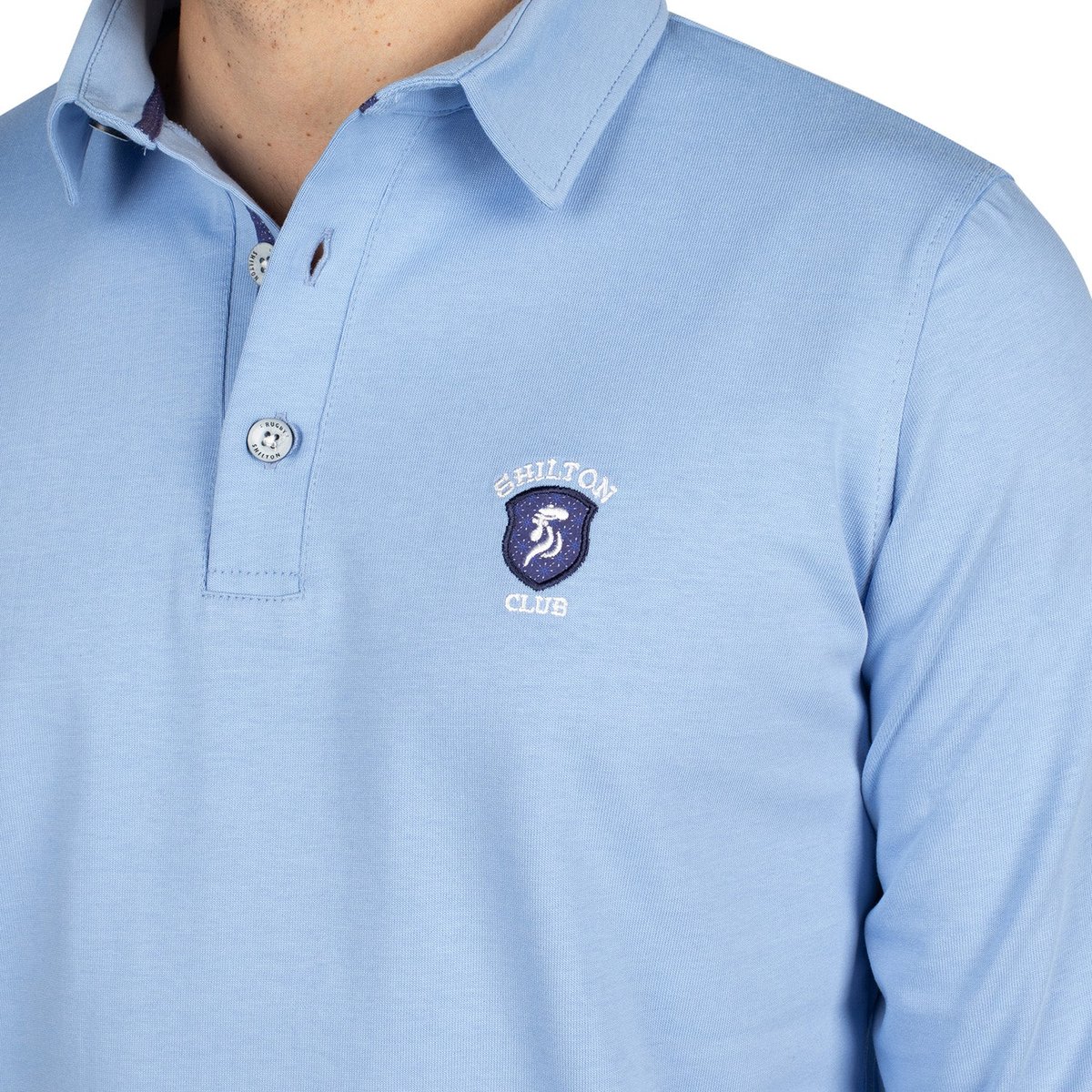 Polo uni basical ciel, SHILTON