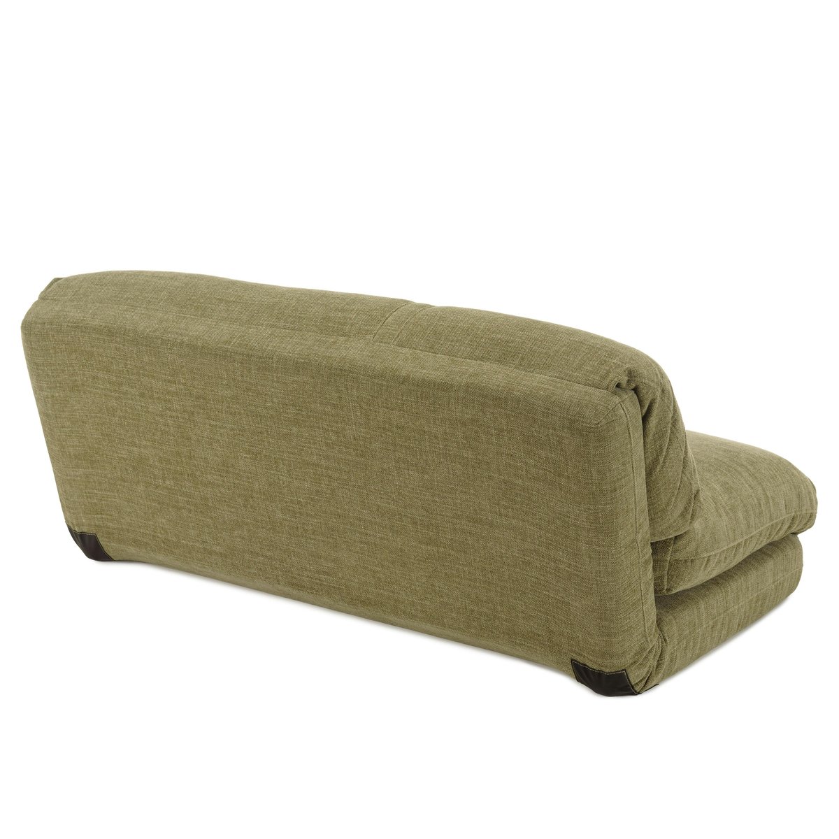 Chauffeuse 2 places convertible en tissu ASTORI vert, PIER IMPORT