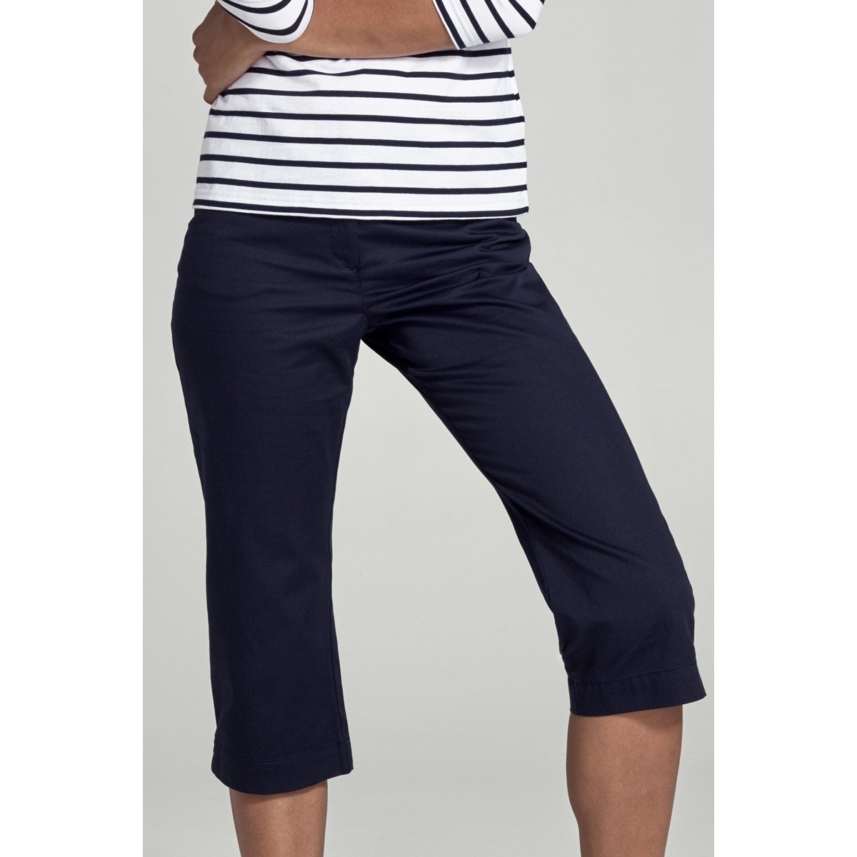 Corsaire en coton GOUVERNAIL rich navy, ARMOR-LUX