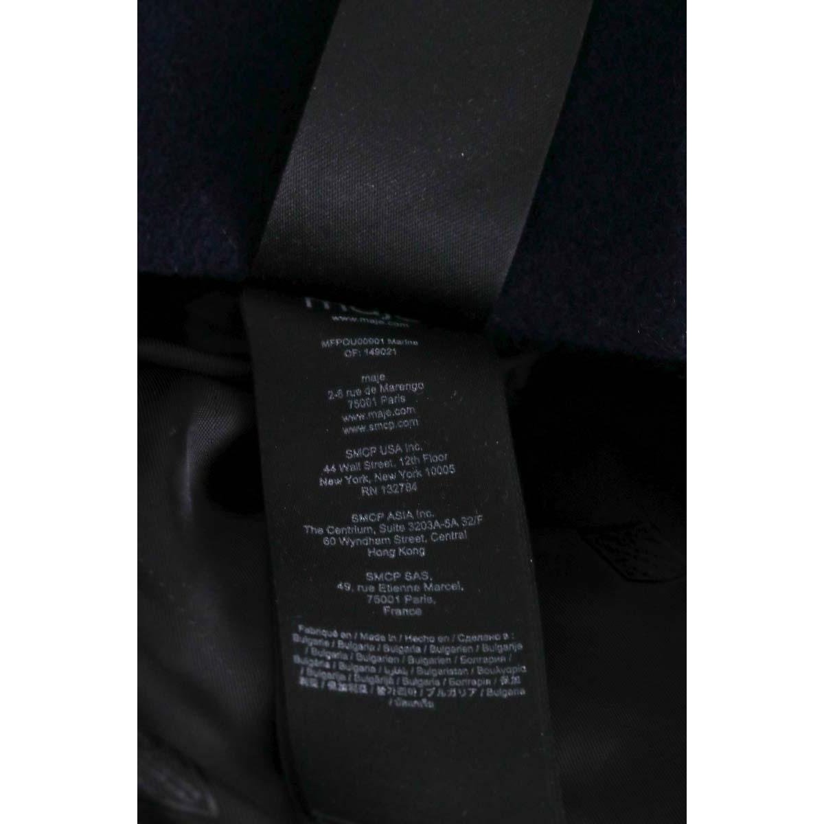 Manteau - Très Bon État marine, MAJE
