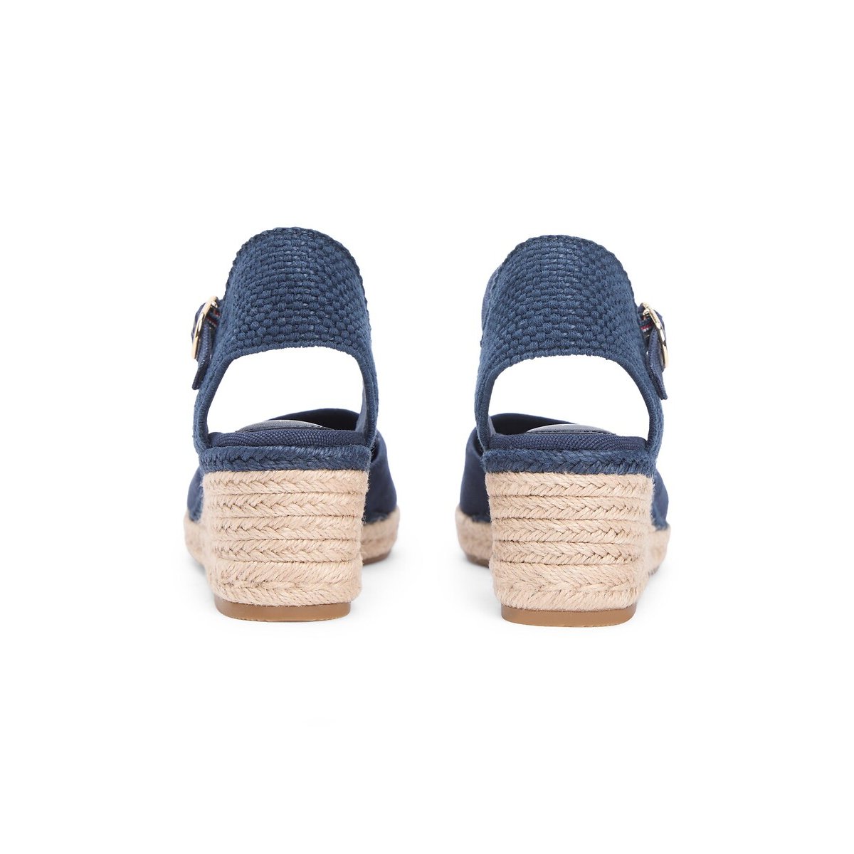 Sandales compensées fermées bleu marine, TOMMY HILFIGER