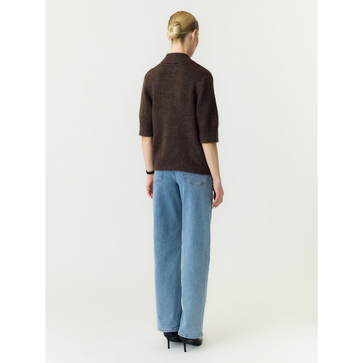 Cardigan En Maille chocolate brown, YAS