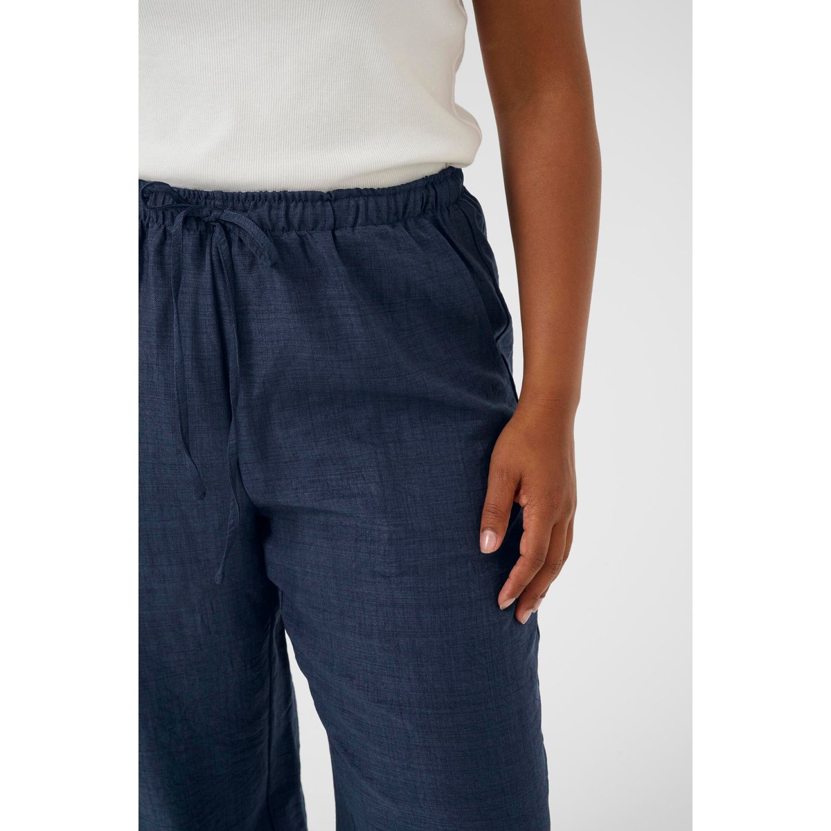 Pantalon de costume bleu mood indigo cc., KAFFE CURVE