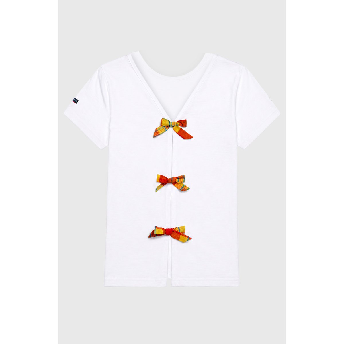 T-shirt à noeuds - coton blanc, ARMOR-LUX