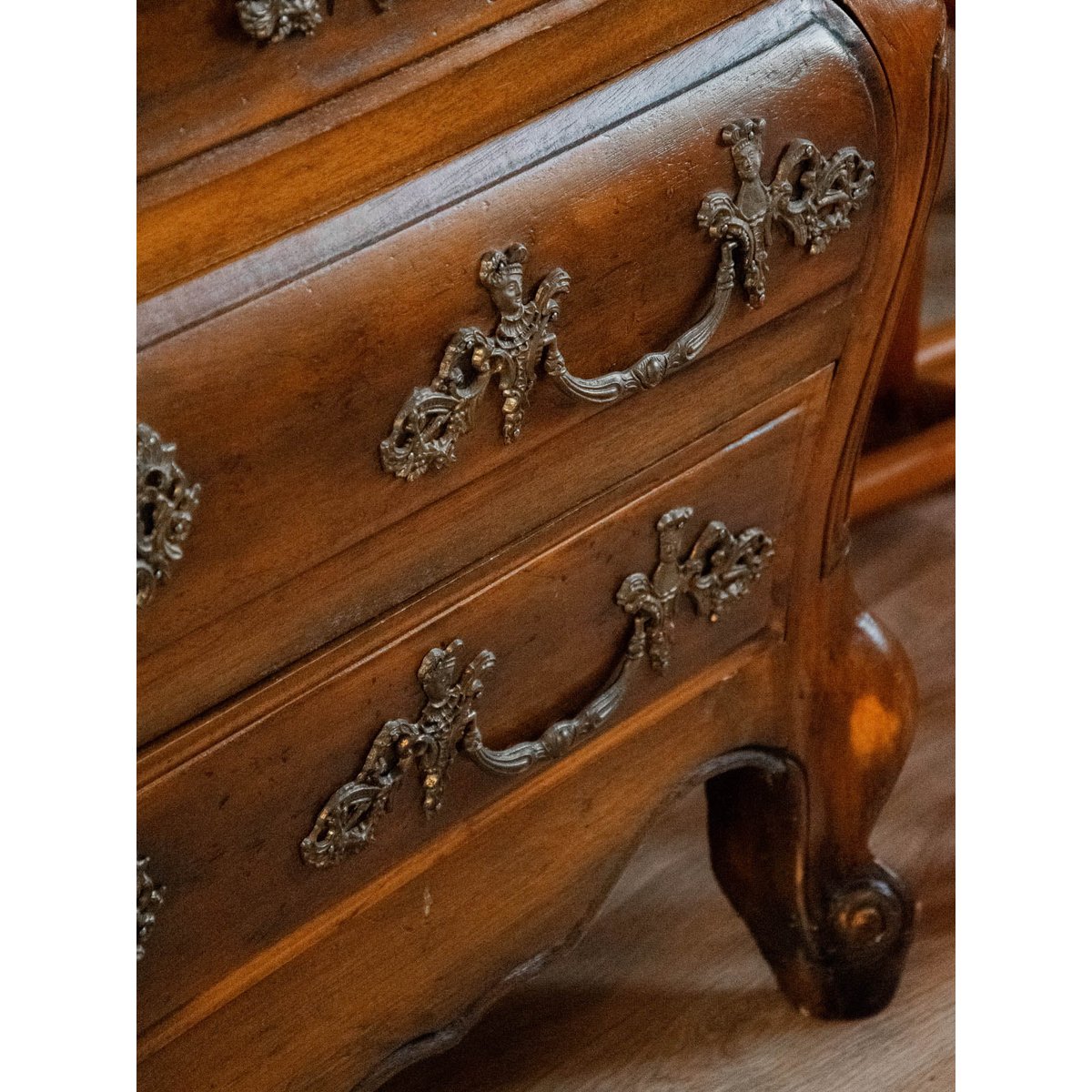 Commode en bois Garance N°197 - Bon état bois foncé, DEBONGOUT
