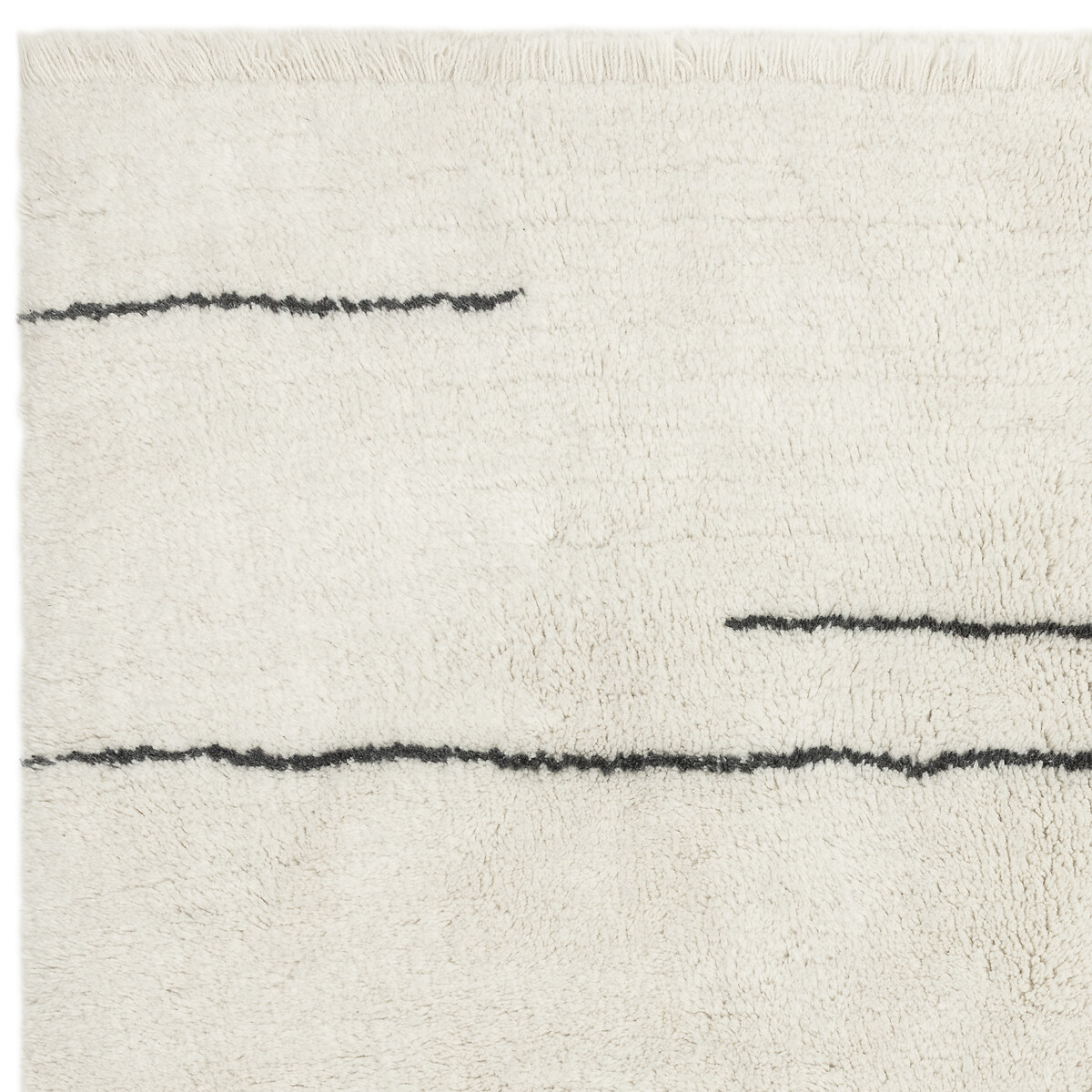 Azera Washable Berber Dash Rug cream, SO'HOME