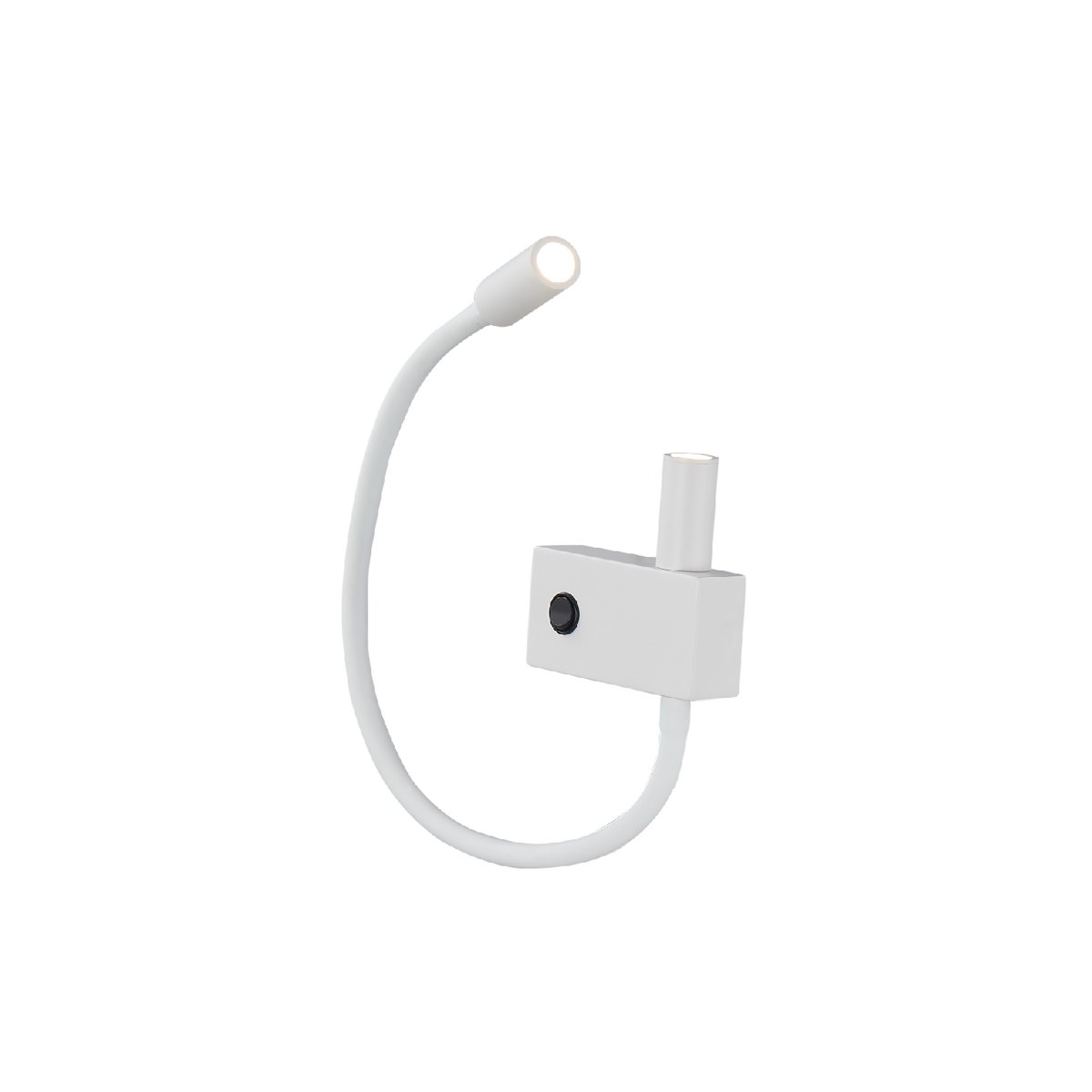Applique liseuse double source - NANDA blanc, KOSILUM