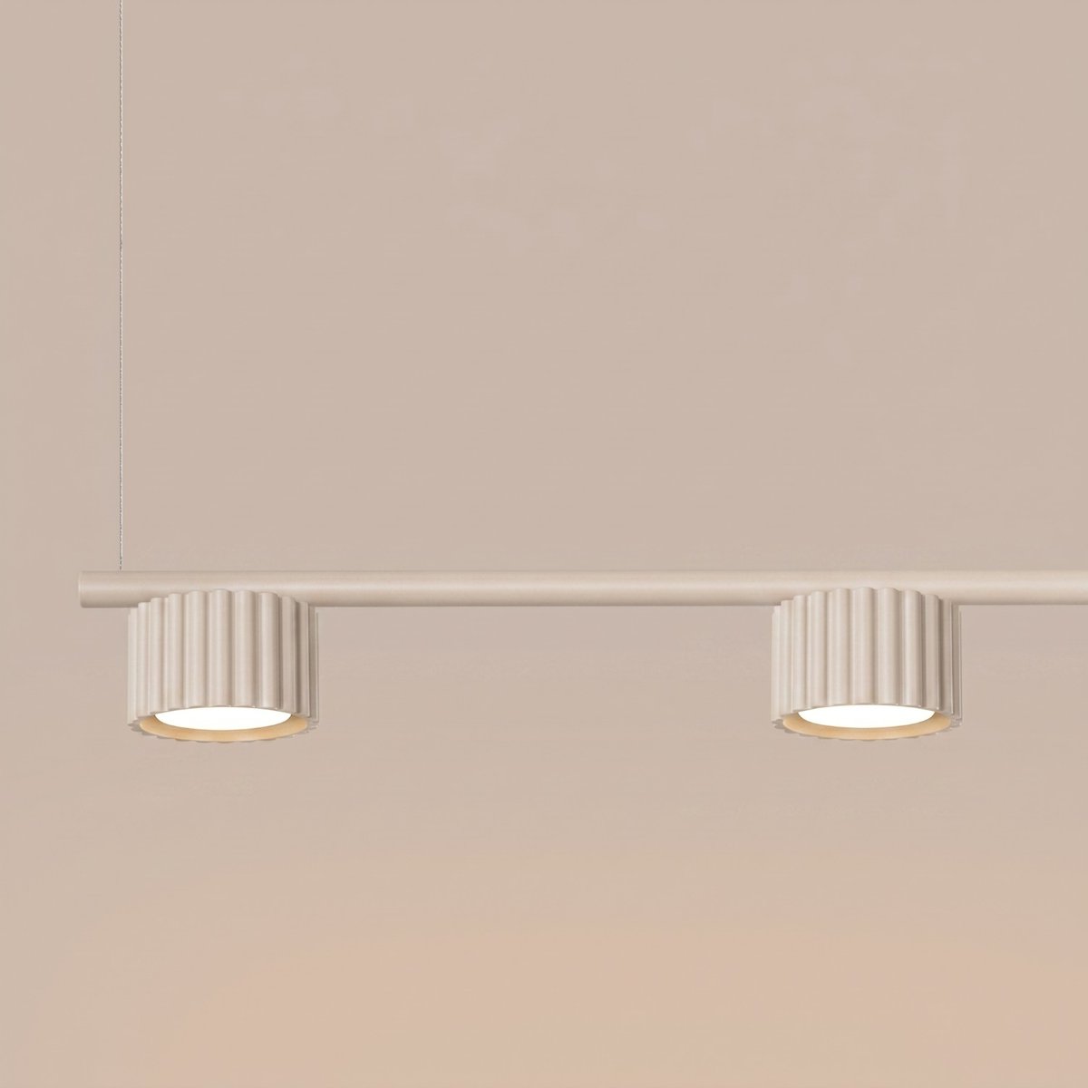 Lustre Aluminium Beige Gx53 4 AURA beige, EDEN