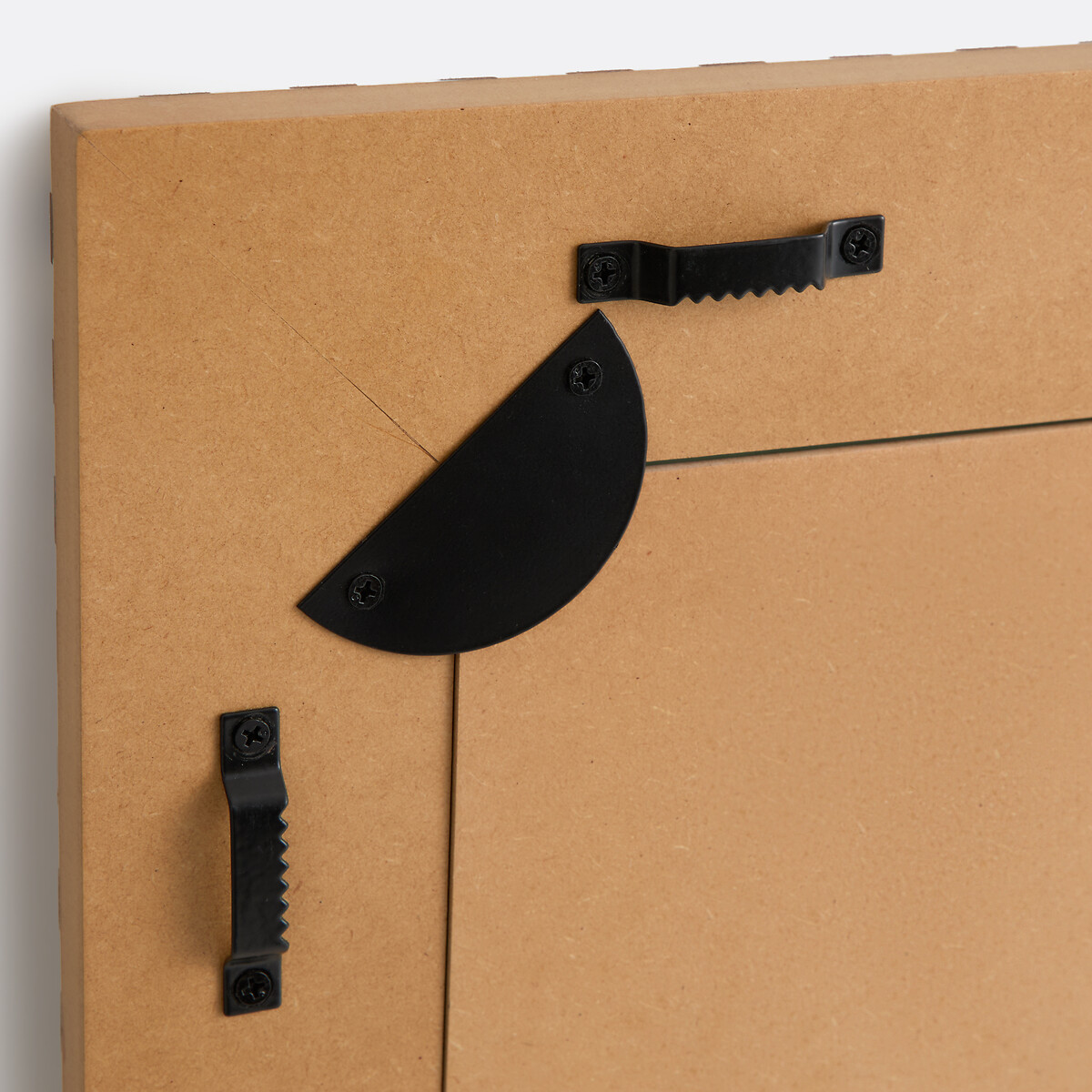 Miroir rectangulaire rayé, 60 x 90 cm, ARES naturel/blanc, LA REDOUTE INTERIEURS