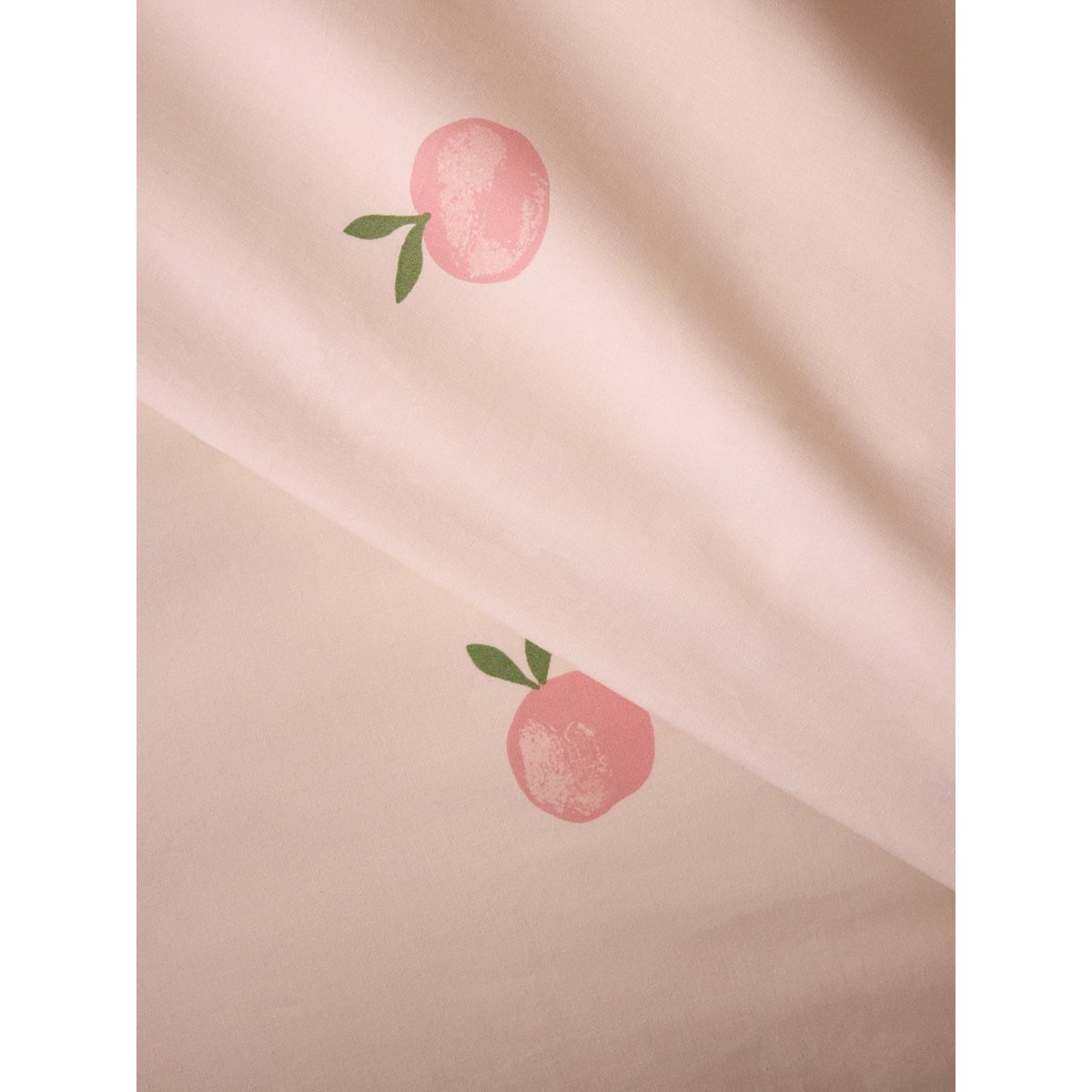 Housse de couette percale de coton "MARGARETH" rose, CYRILLUS