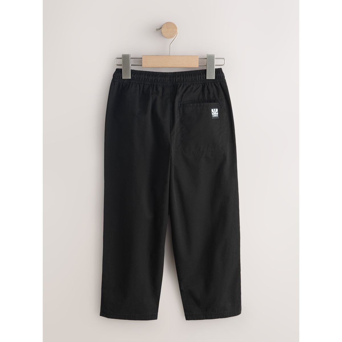 Pantalon tissé à enfiler noir, NEXT