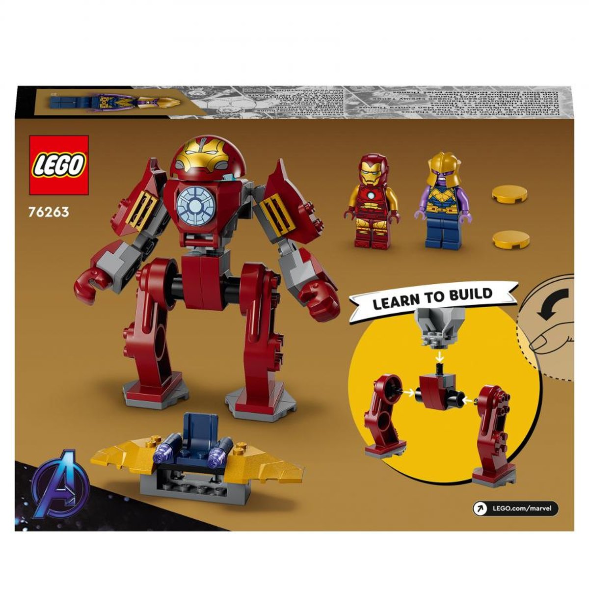 76263 La hulkbuster d Iron man contre thanos couleur unique, LEGO