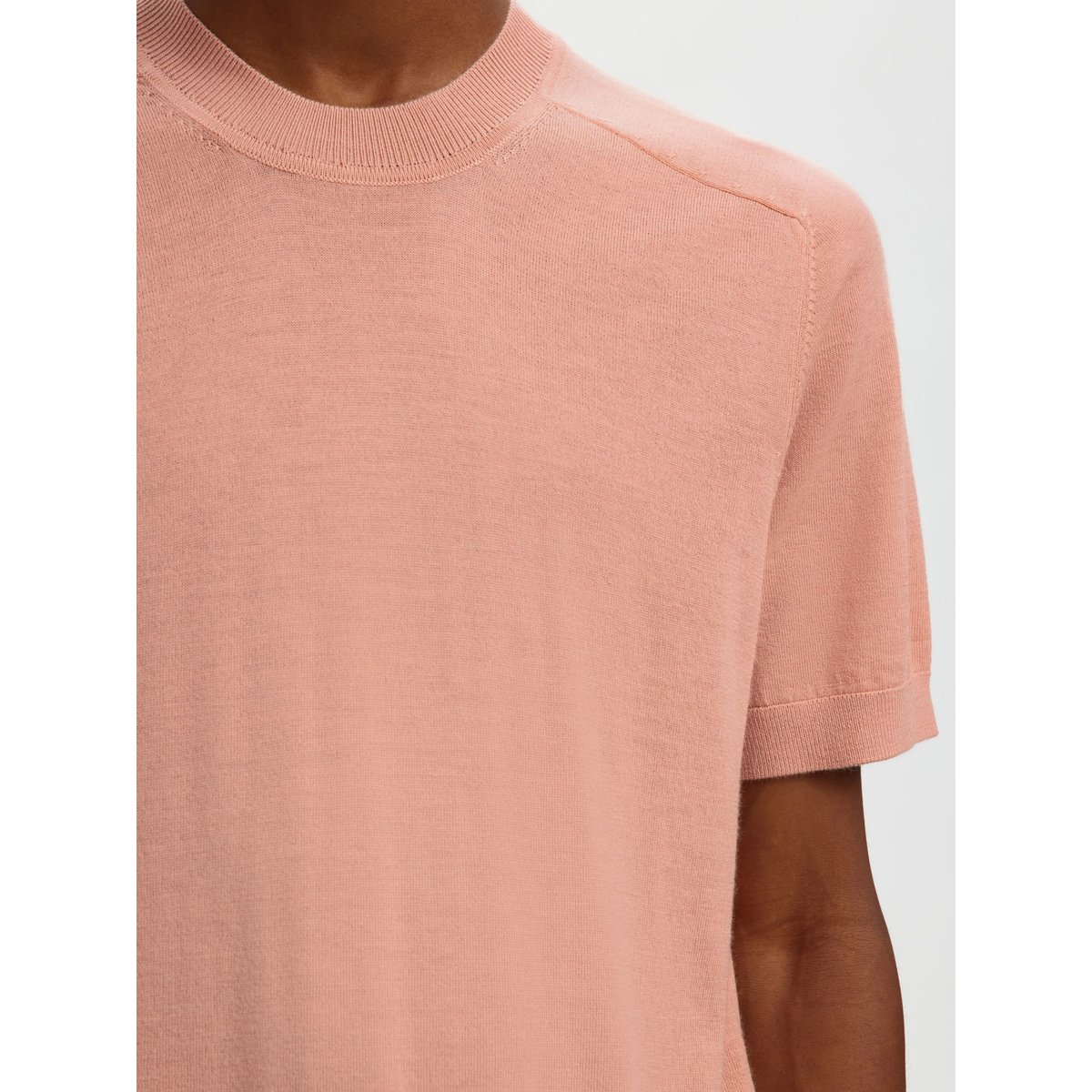 T-Shirt rose dawn, SELECTED