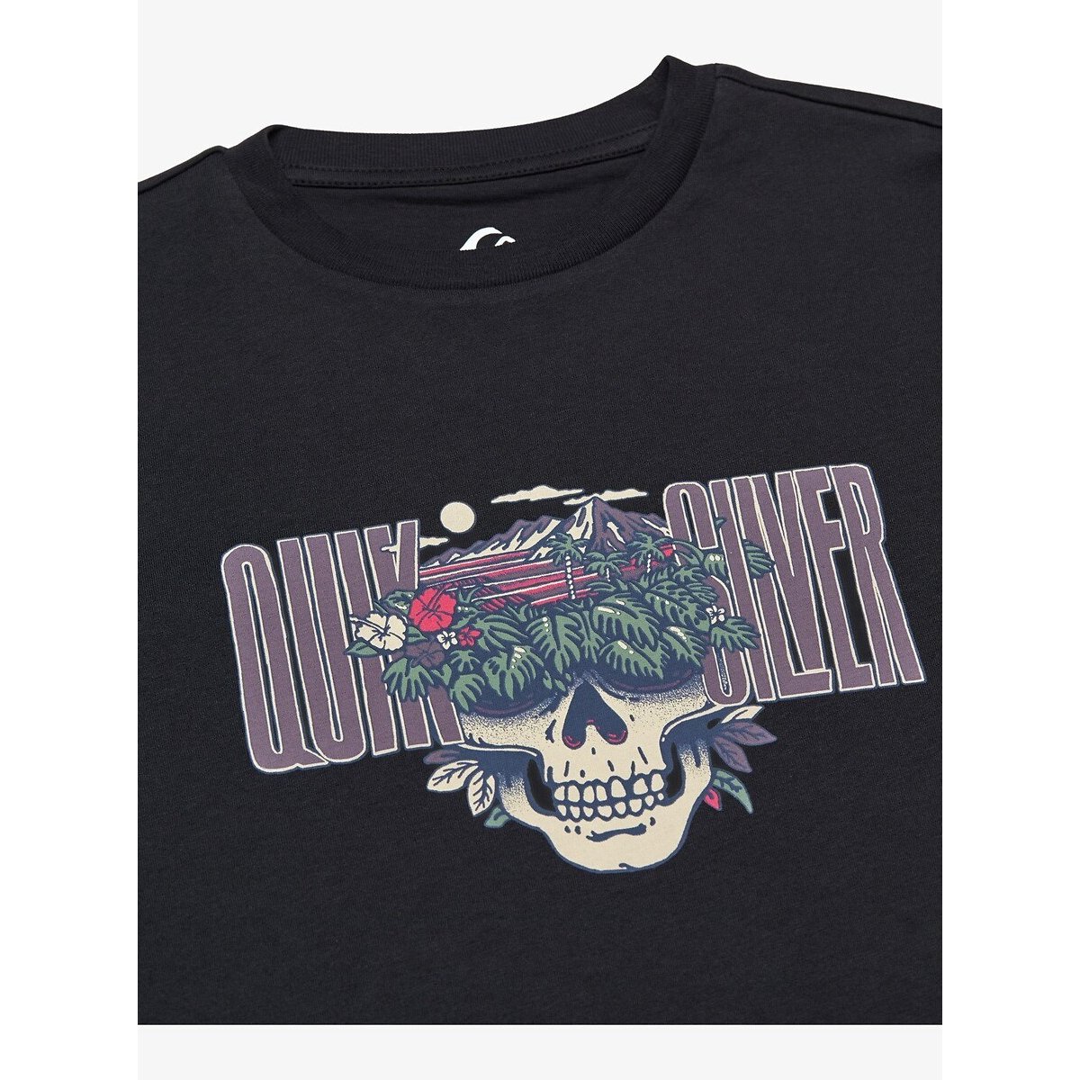 T-shirt à manches courtes noir, QUIKSILVER