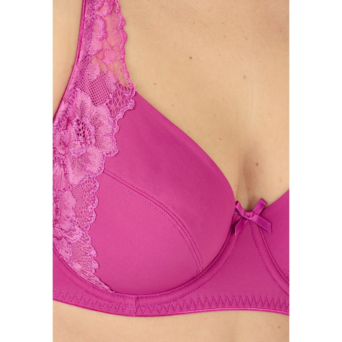 Soutien-gorge à armatures EVA rouge framboise intense, DAMART
