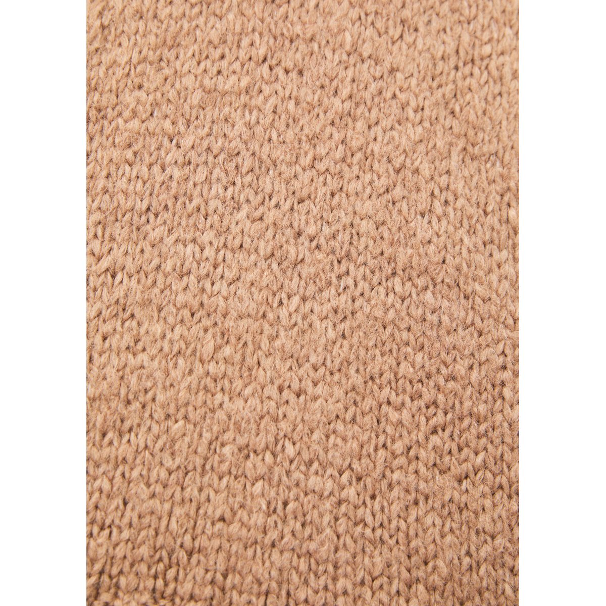 Cardigan en maille bouclette manches 3/4 col V sienne, HUMILITY