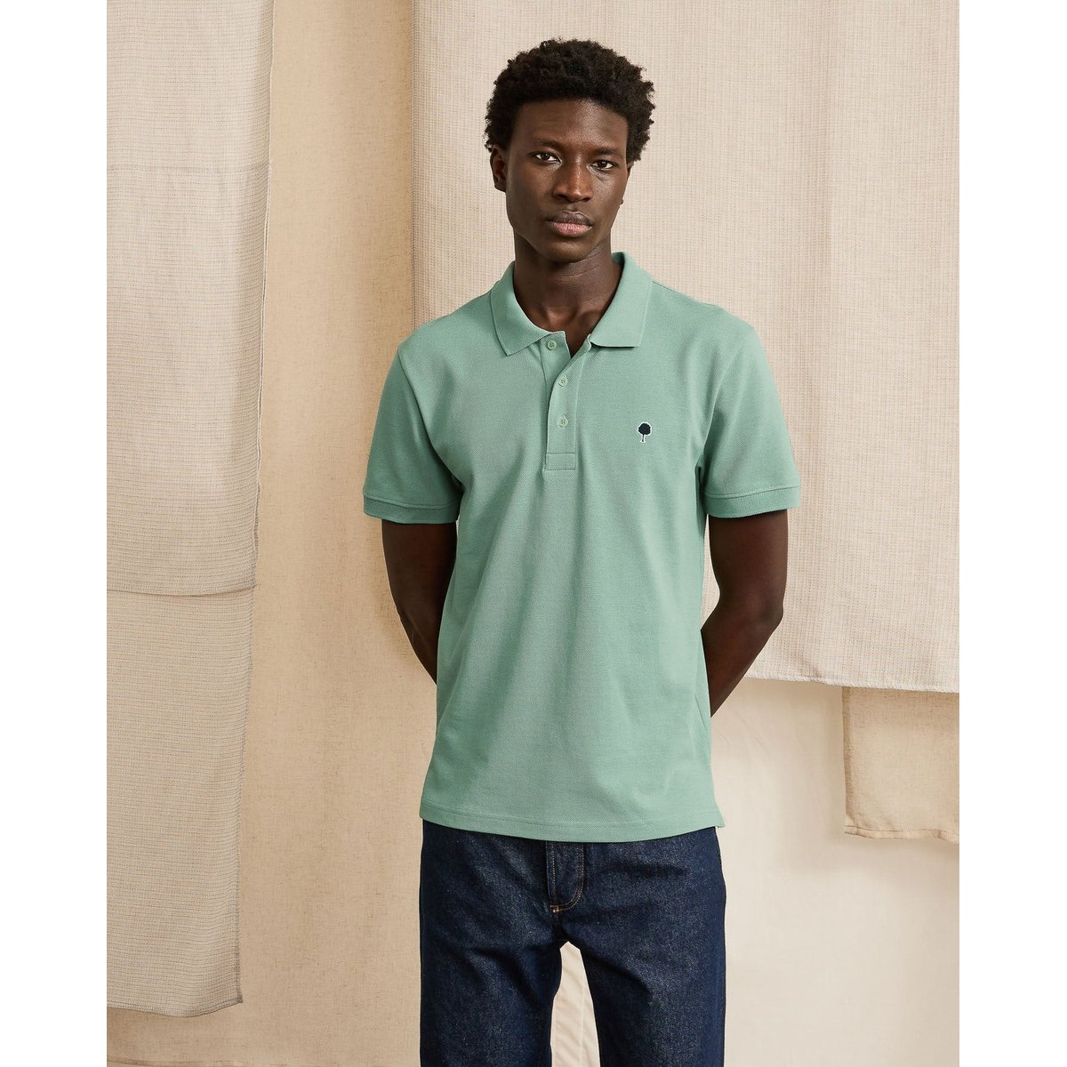 Polo LUMIGNY vert clair, FAGUO