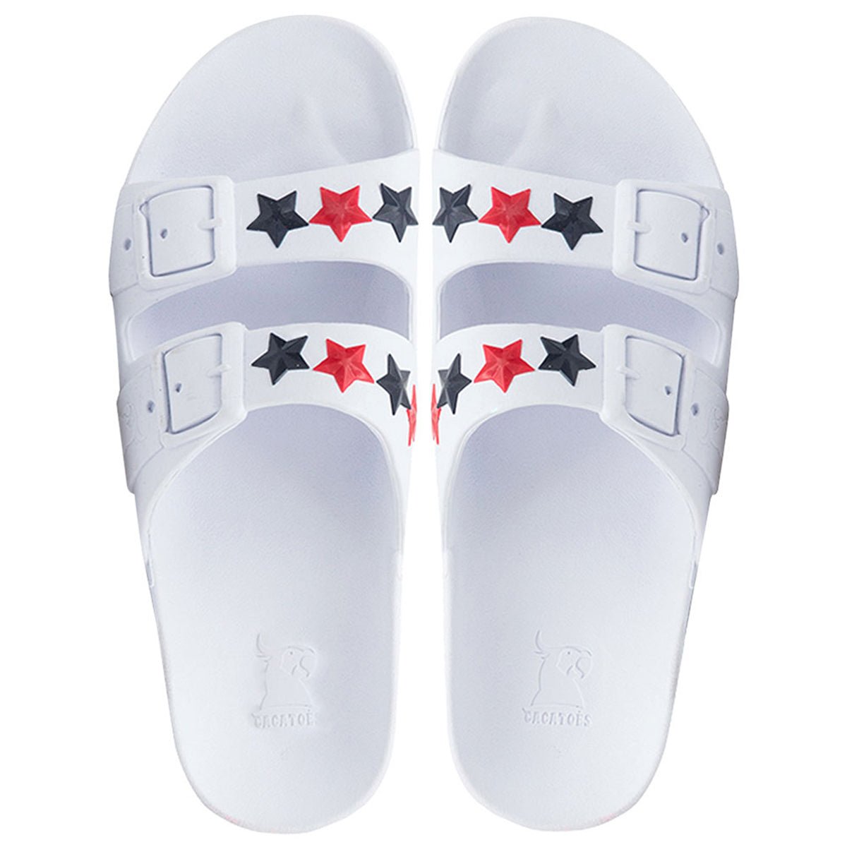 Sandales plates Enfant ILHA BELA blanc, CACATOES